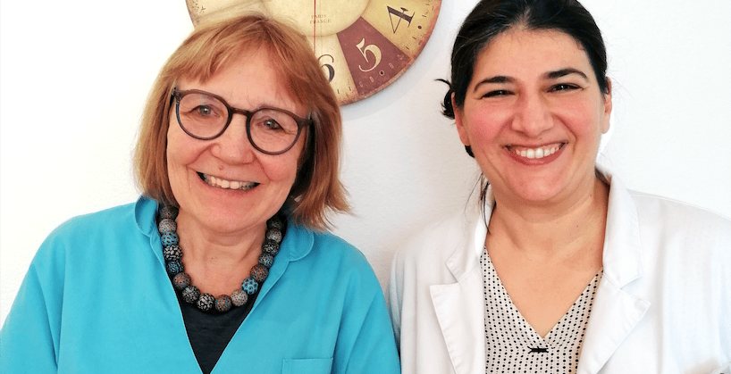 Dr. med. Caroline Wackernagel und Dr. med. Cristina Vaida in der Altstadtpraxis Aarau an der Laurenzentorgasse 8